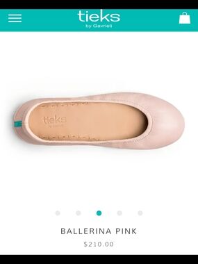 Tieks Ballet Flat in Ballerina Pink